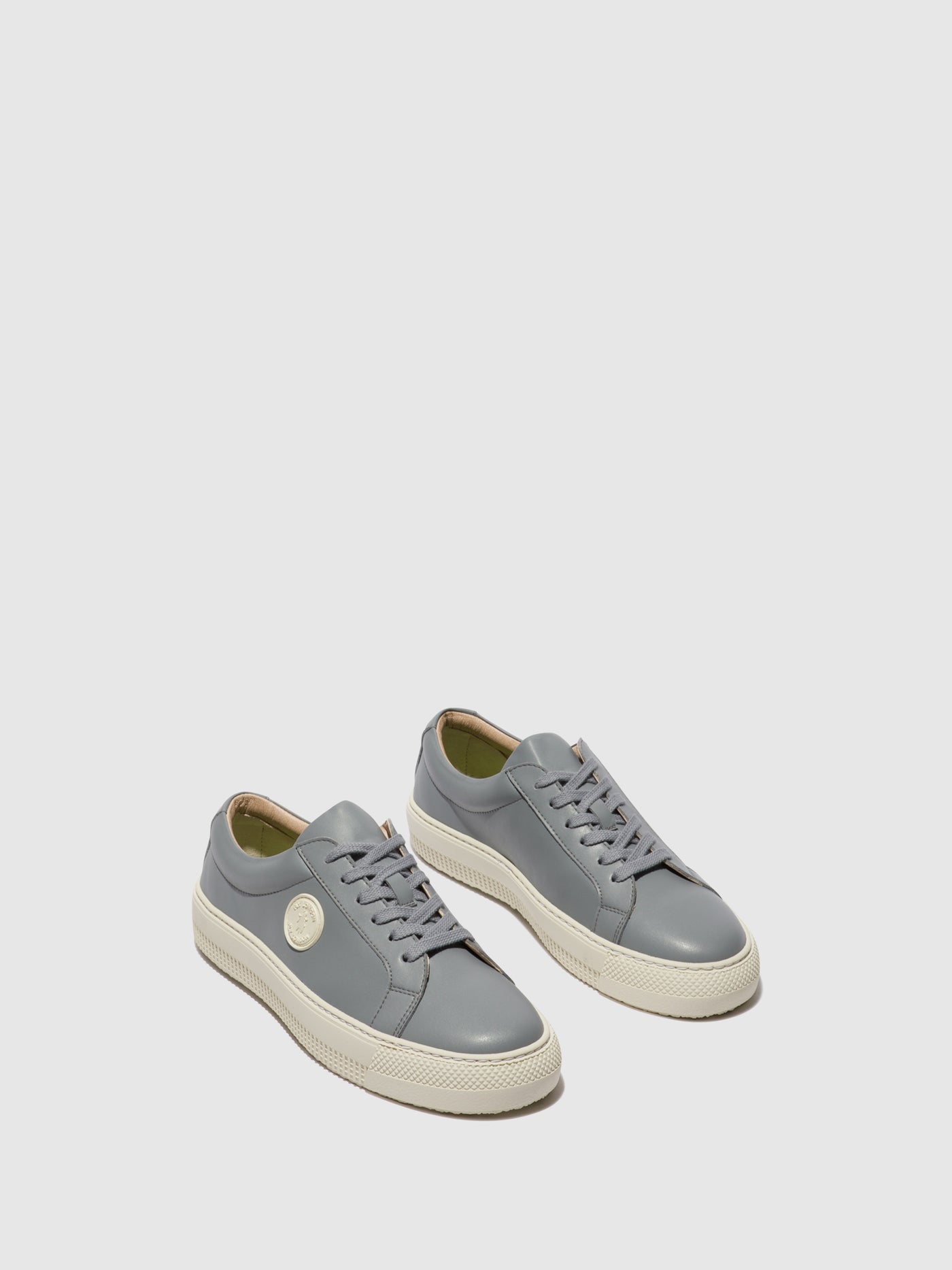 Grey Fly London Lace-up Women's Sneakers | 731845KUT