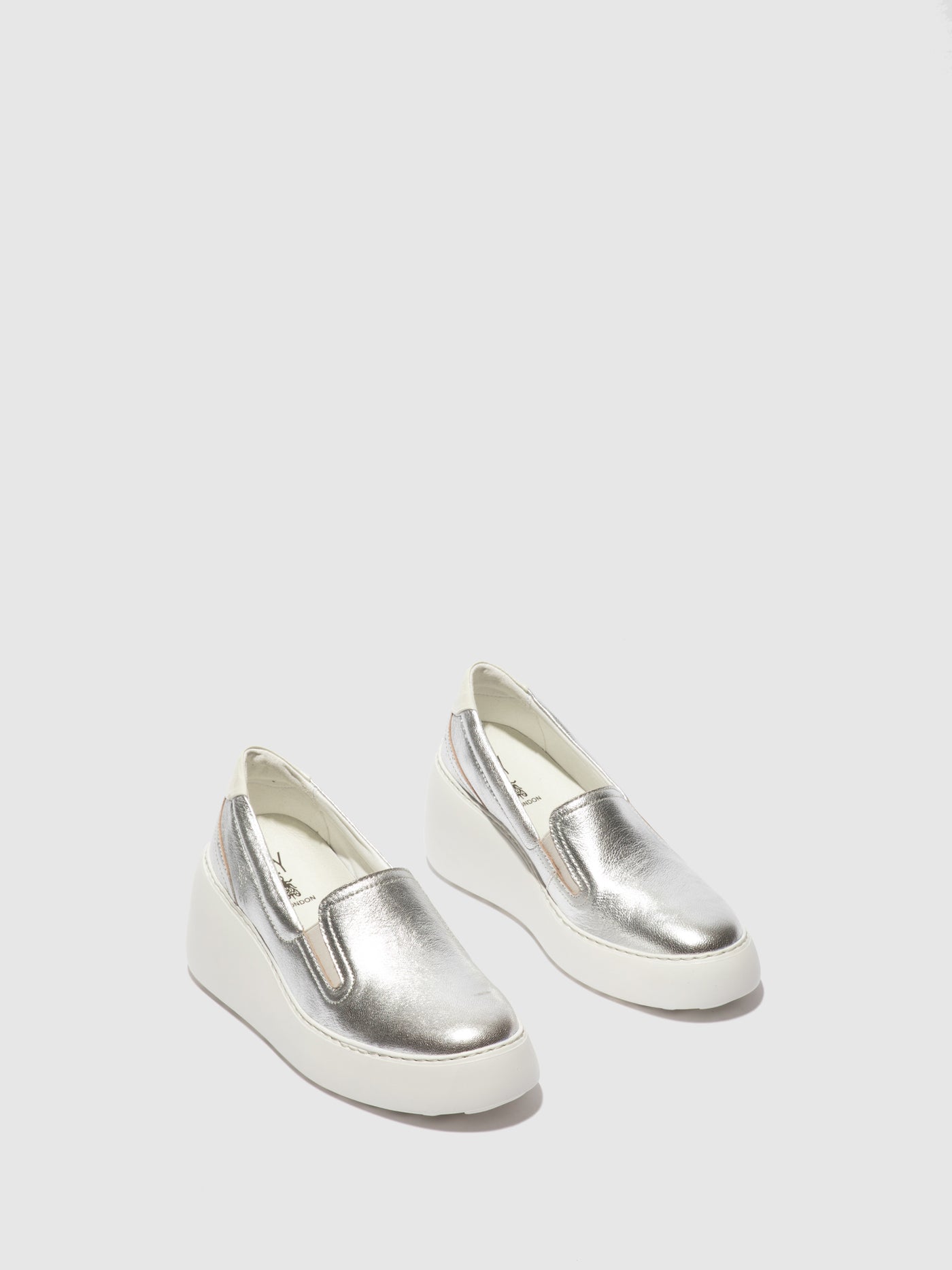 Idra Silver Fly London Slip-on Women's Sneakers | 540689UZI