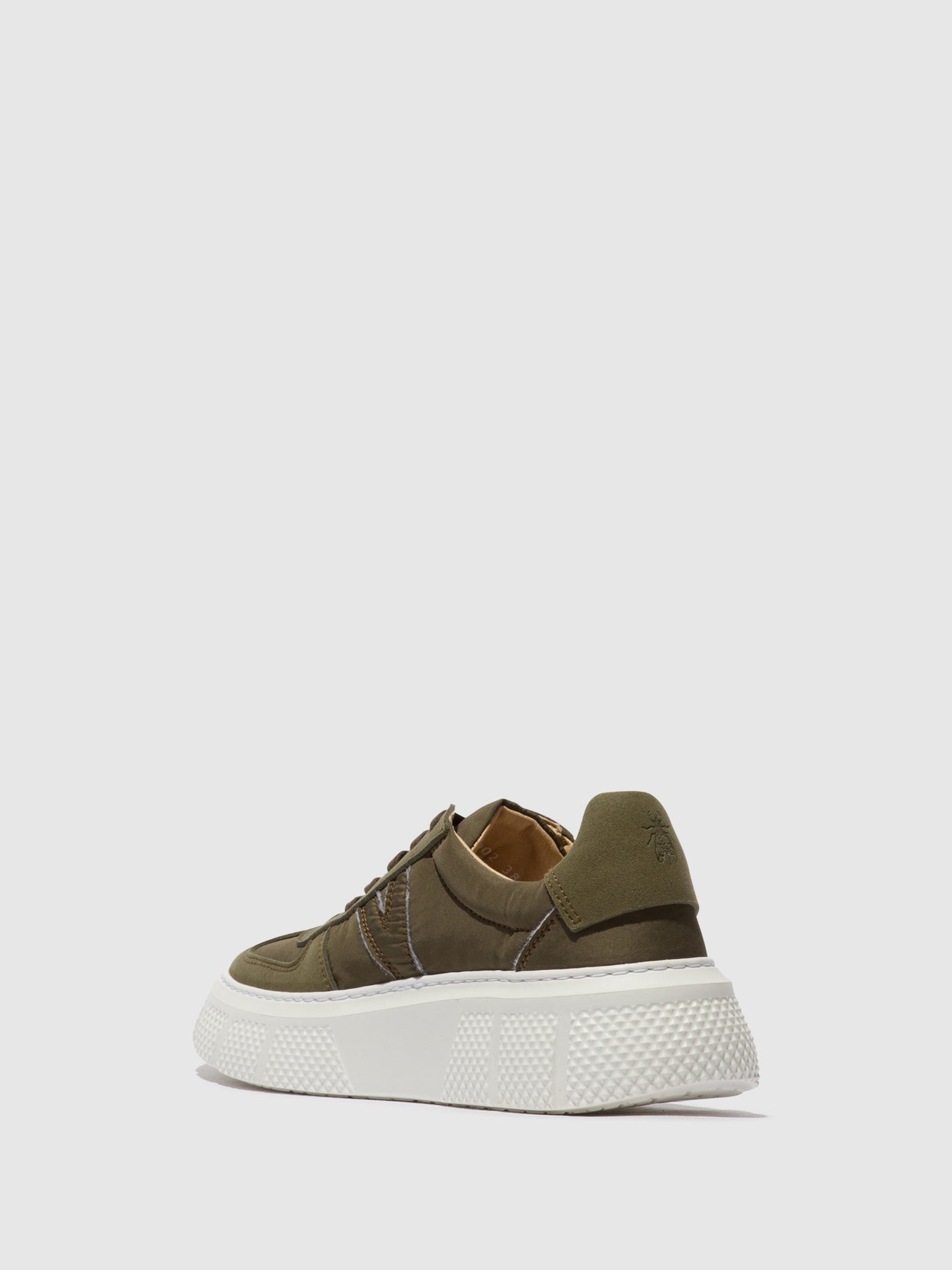 Khaki Fly London Lace-up Men's Sneakers | 304816TZU