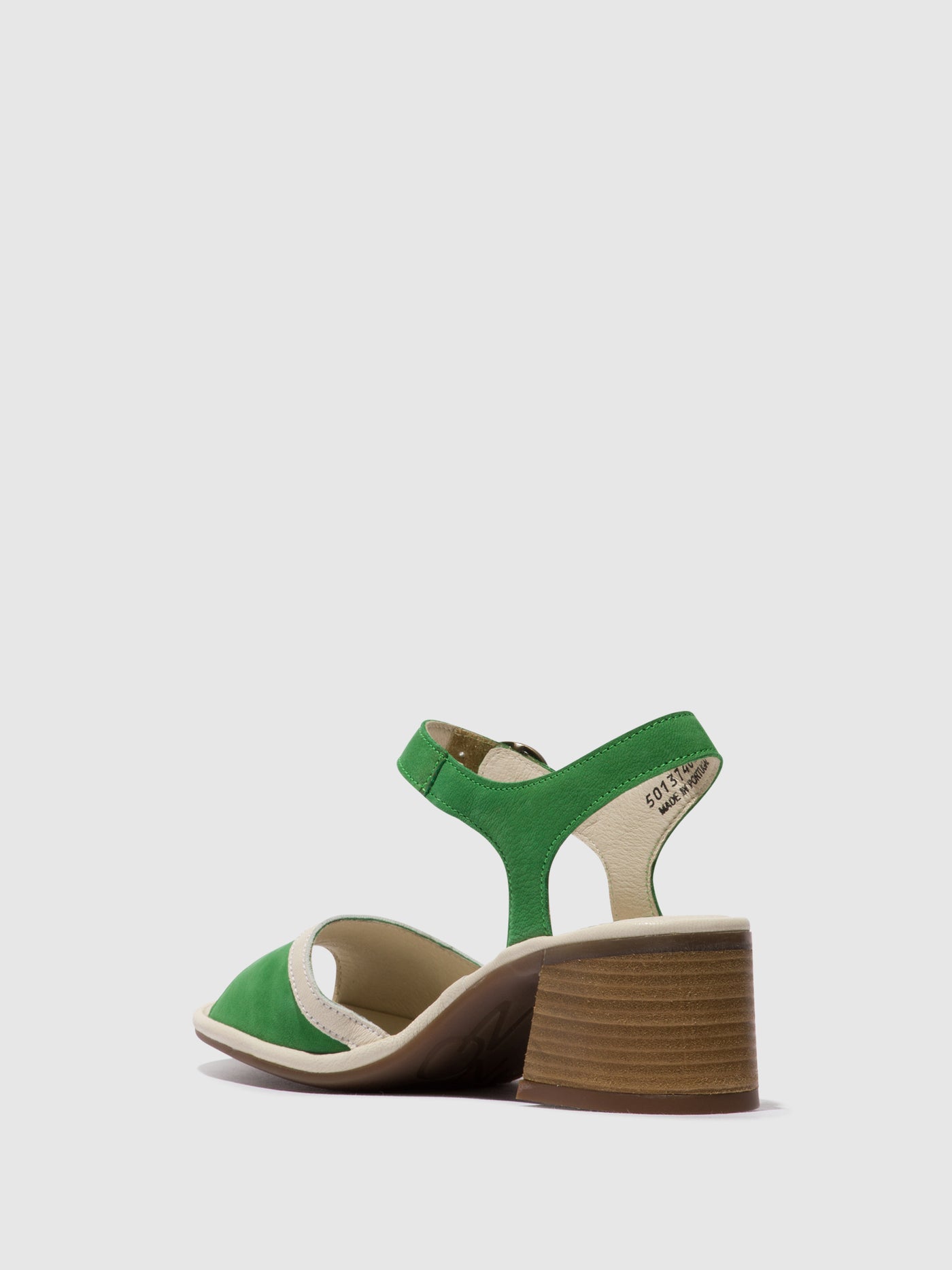 Light Green/Offwhite Fly London Ankle Strap Sandals Women's Sandals | 137084GTZ