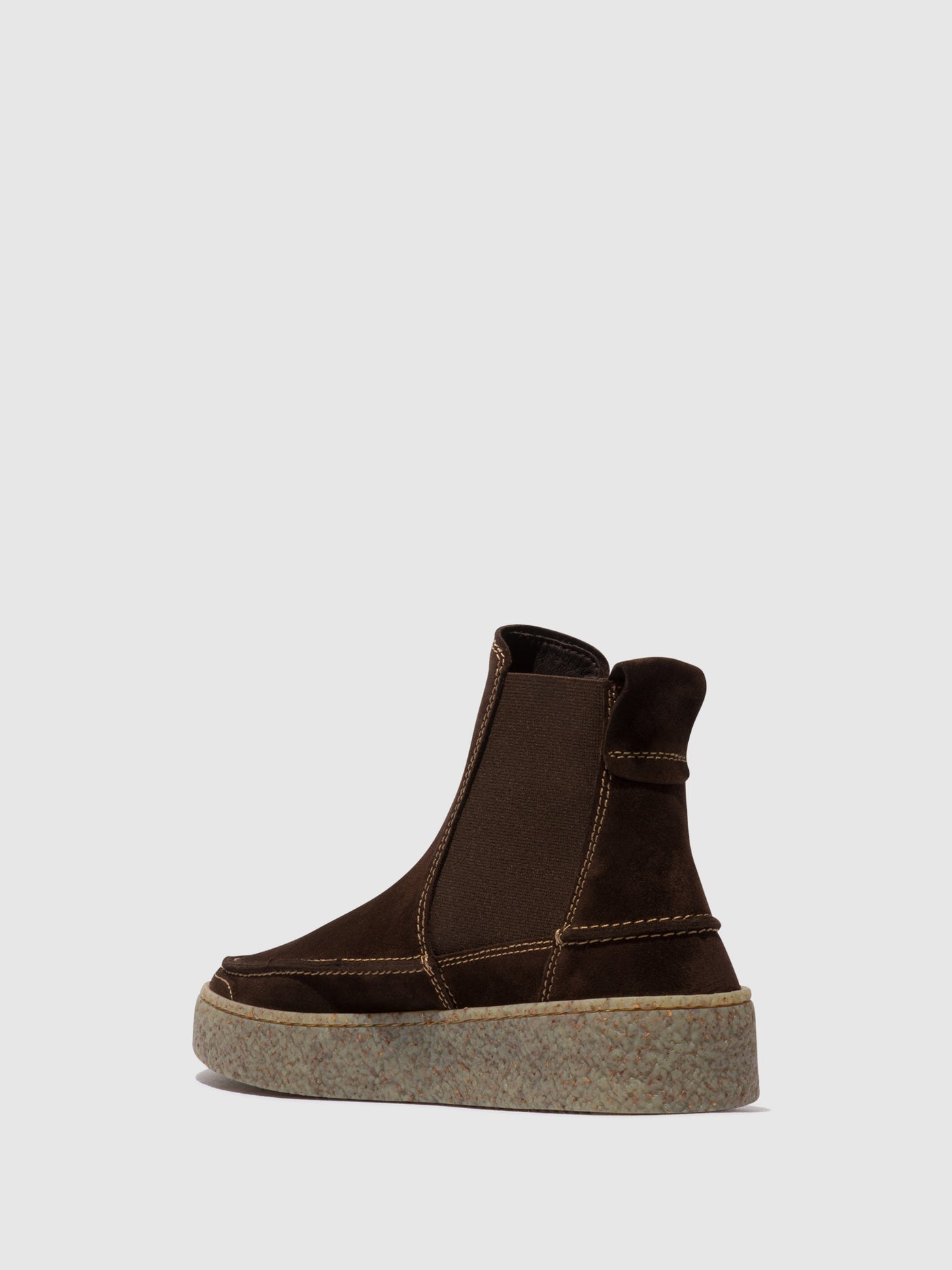 Mocca Fly London Chelsea Boots Men's Ankle Boots | 240376HDP