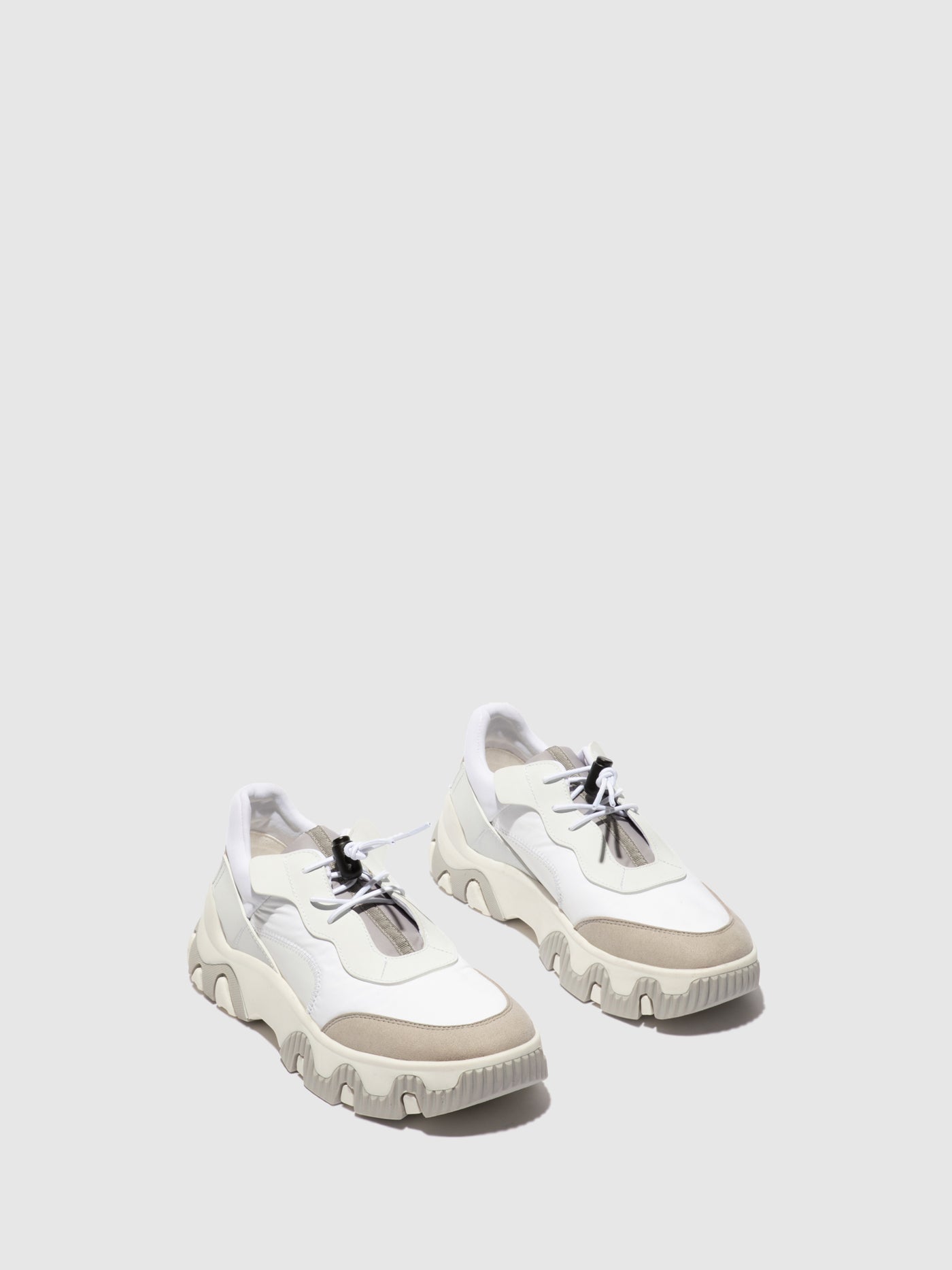 Multi Offwhite Fly London Elasticated Women's Sneakers | 608574KVA