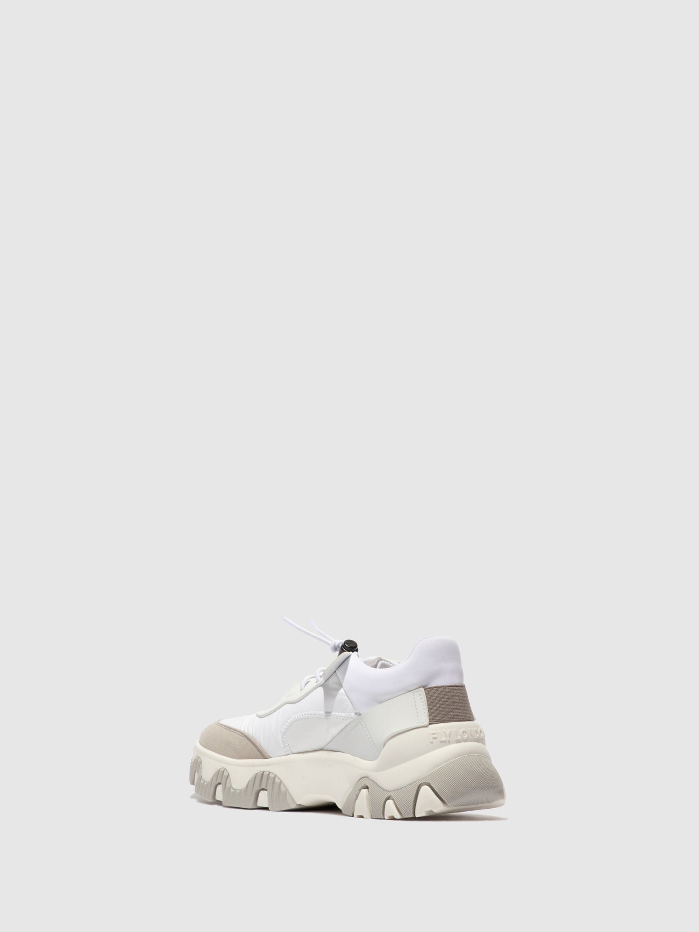 Multi Offwhite Fly London Elasticated Women's Sneakers | 608574KVA