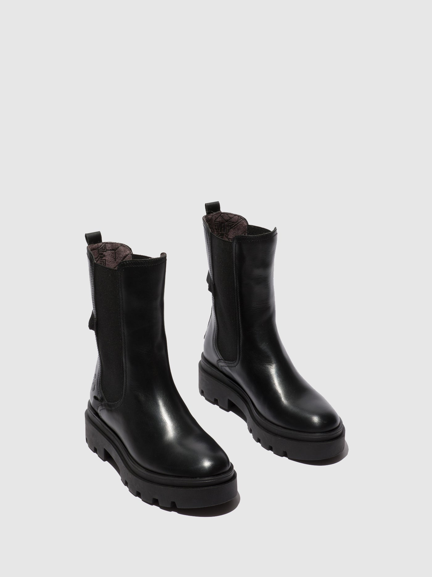 Nappa Black Fly London Chelsea Boots Women's Boots | 486537TRN