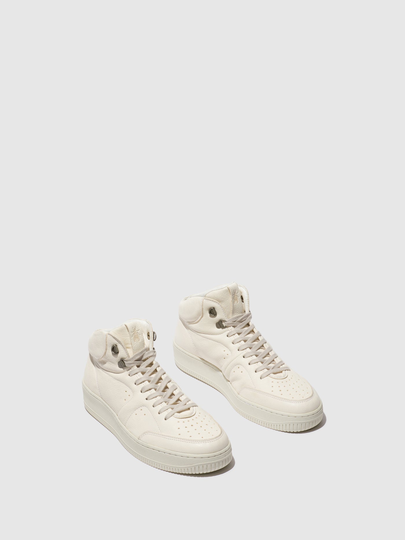 Offwhite Fly London Hi-Top Men's Sneakers | 278604BCR