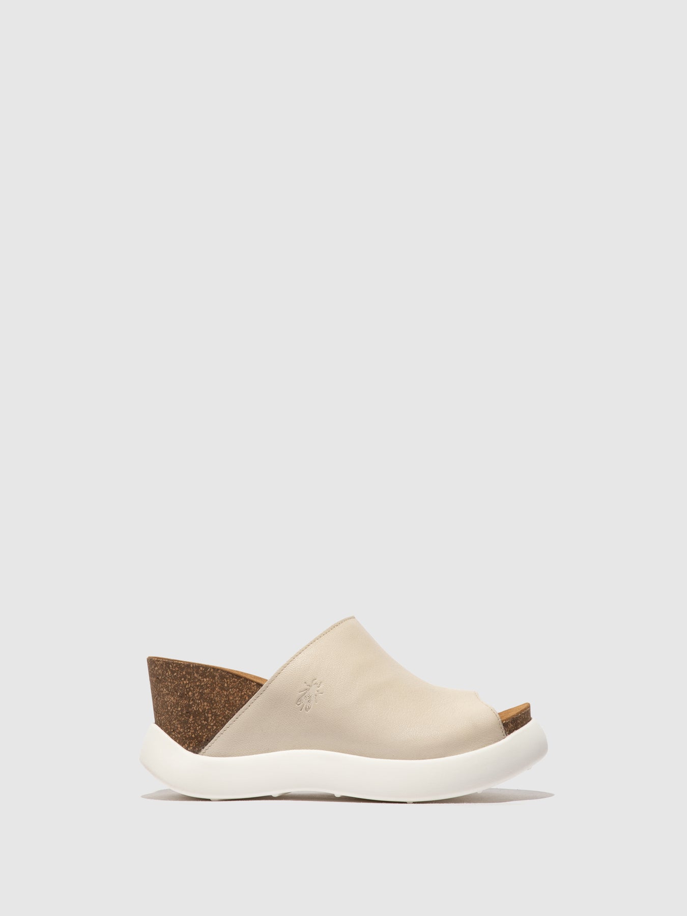 Offwhite Fly London Slip-on Women\'s Mules | 749320HKJ