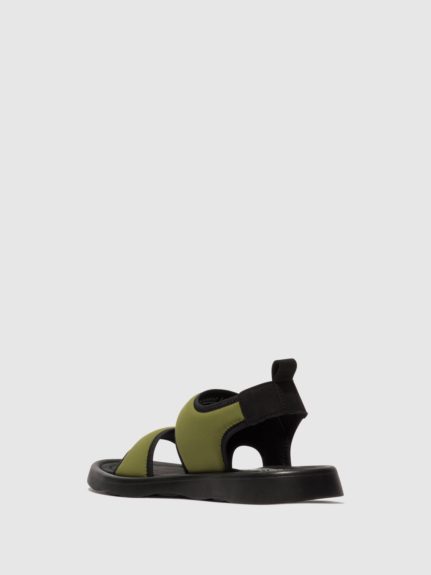 Olive/Black Fly London Sling-Back Sandals Women's Sandals | 408365MWC