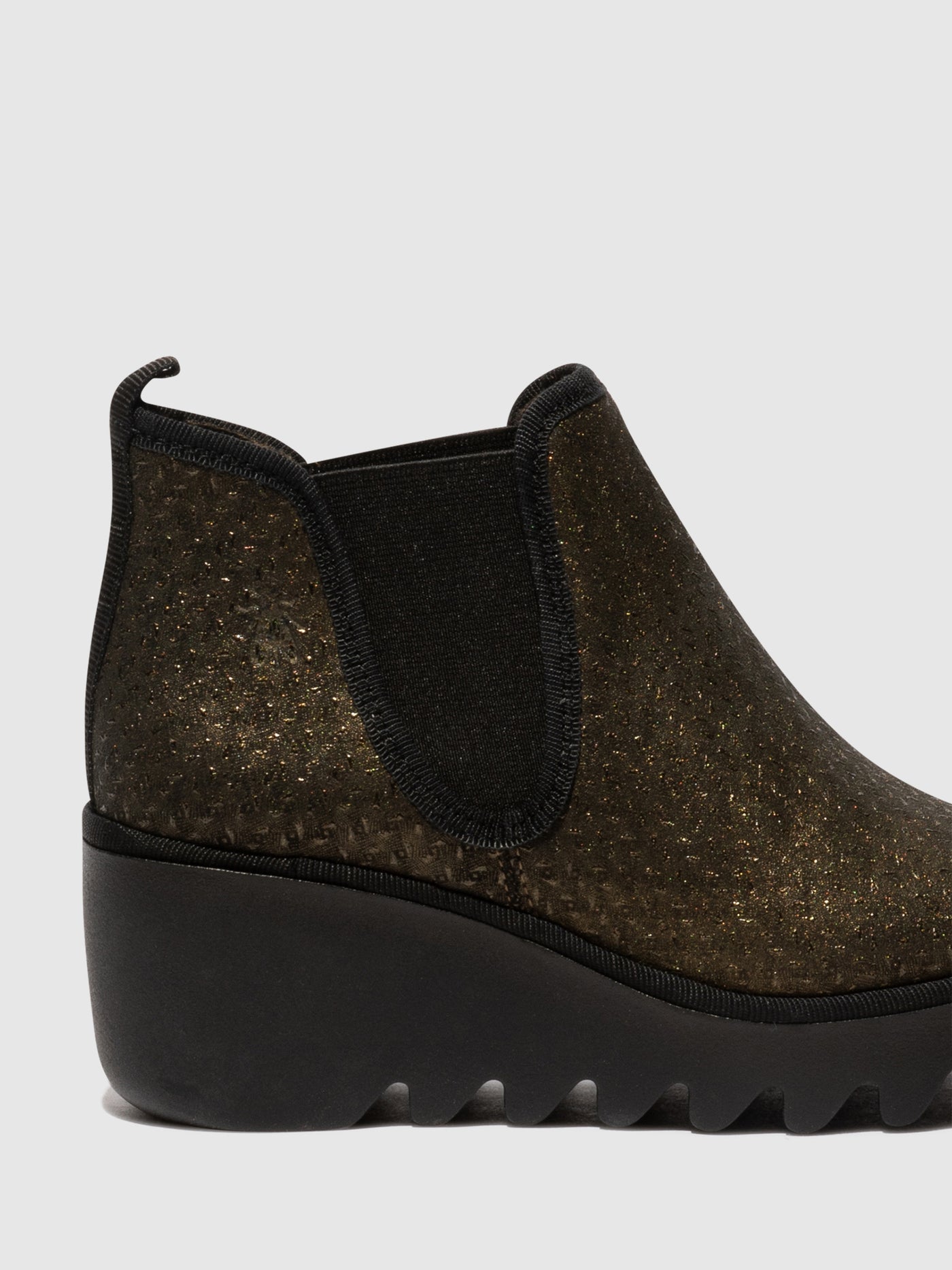 Olive Spikes Fly London Chelsea Boots Women's Ankle Boots | 607514DOS