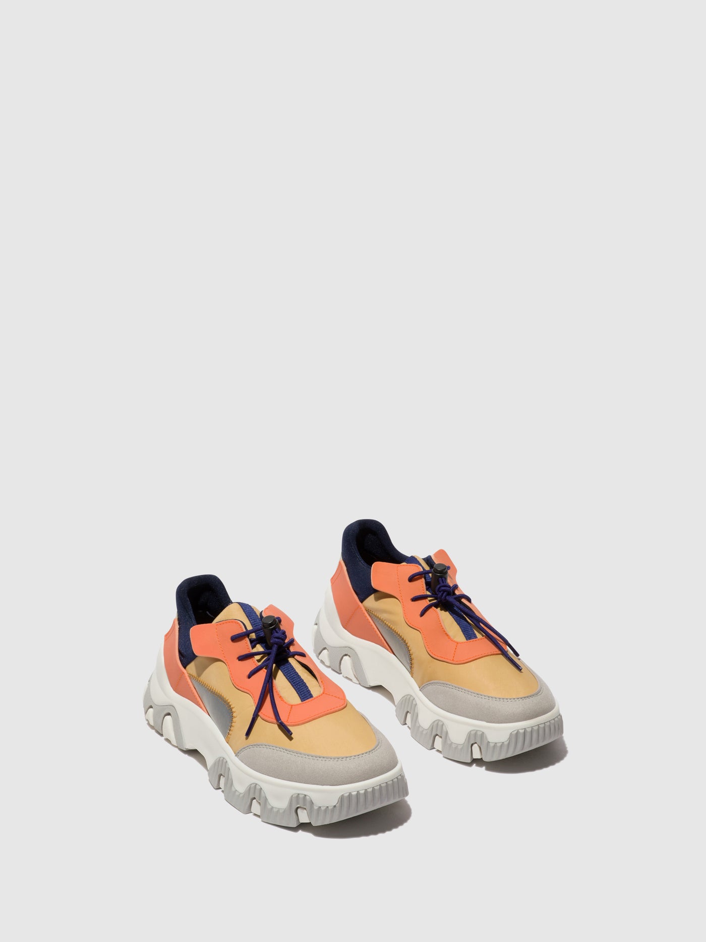 Peach Fly London Elasticated Men's Sneakers | 086972VNG