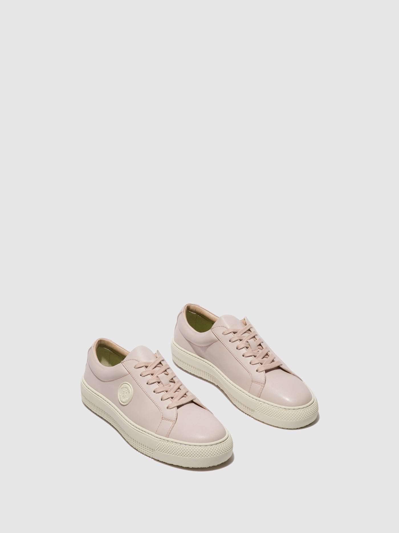 Pink Fly London Lace-up Women's Sneakers | 195327NIL