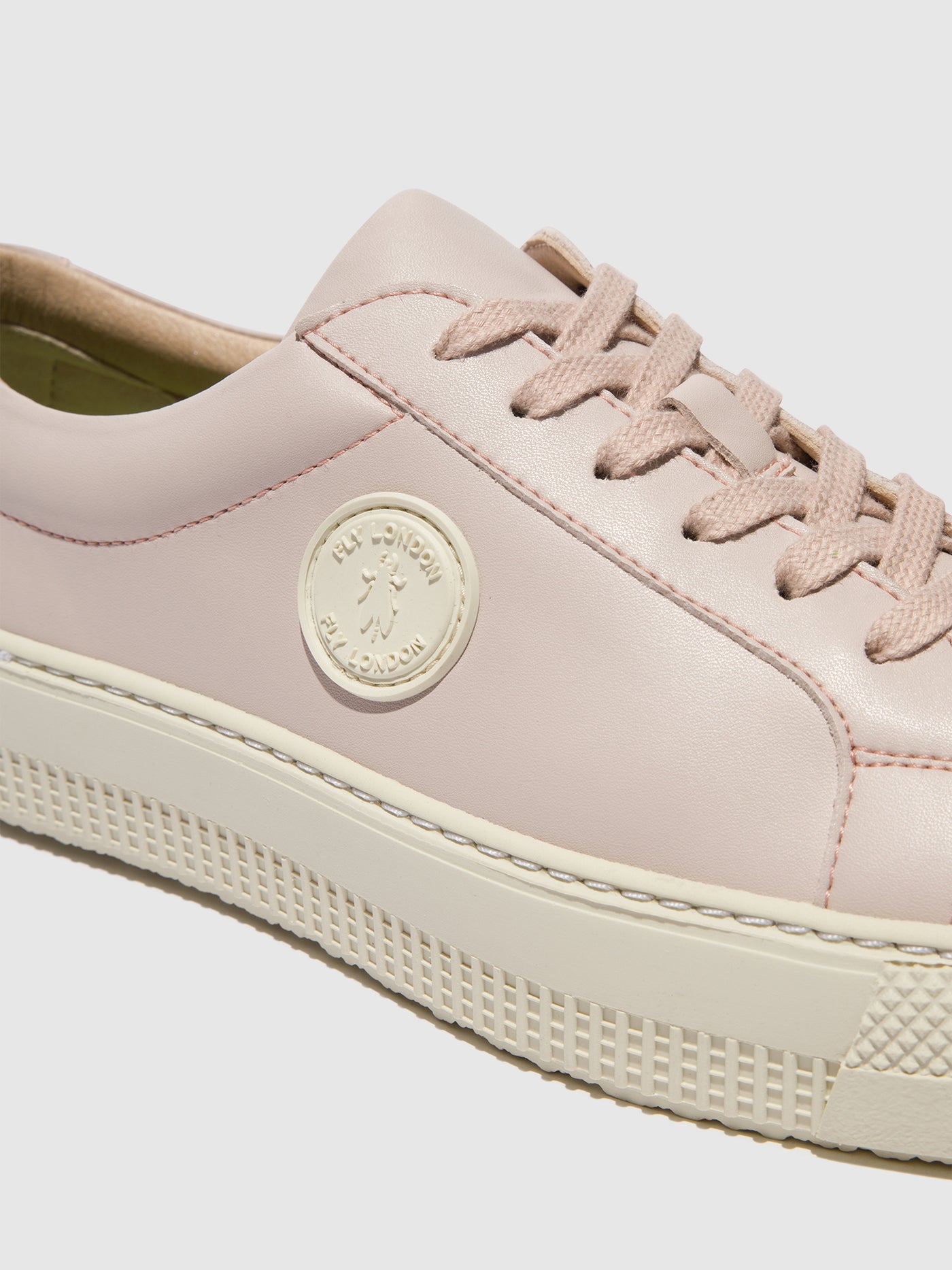 Pink Fly London Lace-up Women's Sneakers | 195327NIL