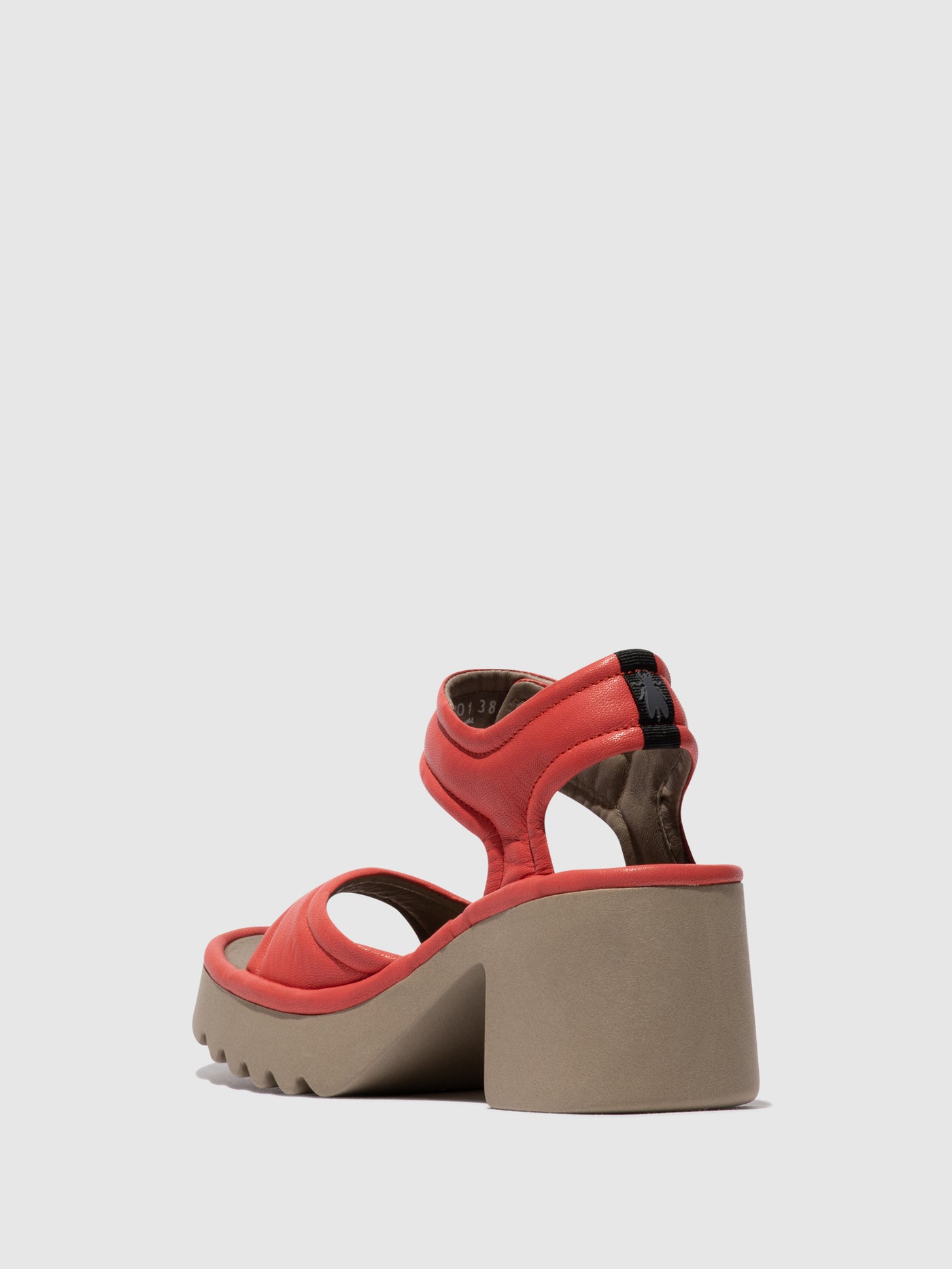 Raspberry Fly London Velcro Women's Sandals | 824397TEB