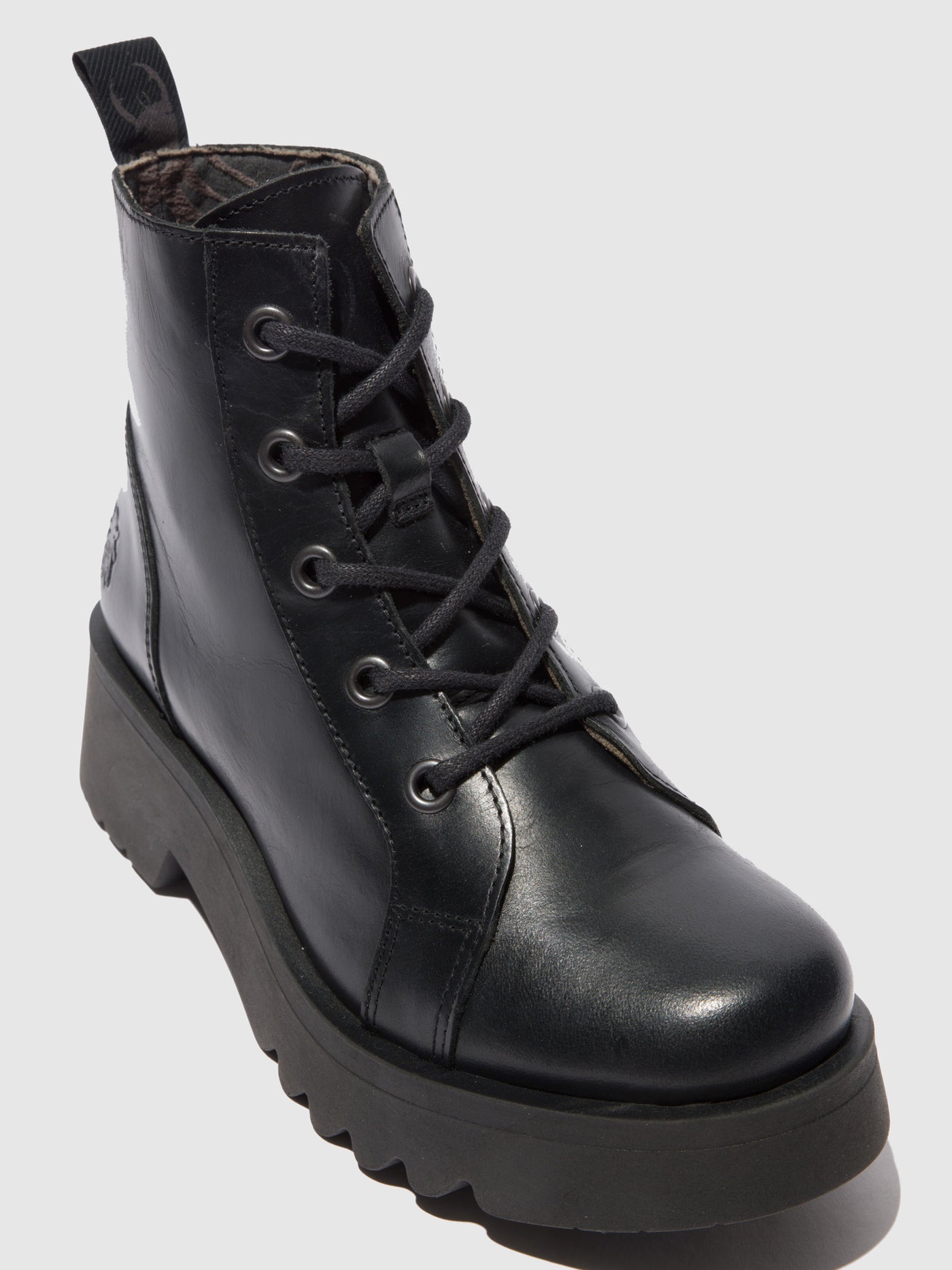 Rug Black Fly London Lace-up Boots Women's Ankle Boots | 265843QMX