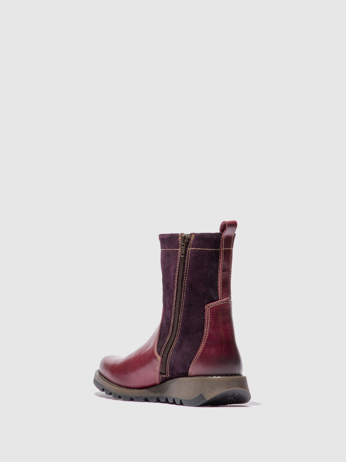 Rug/Oilsuede Purple Fly London Zip Up Boots Women's Boots | 746082GHA