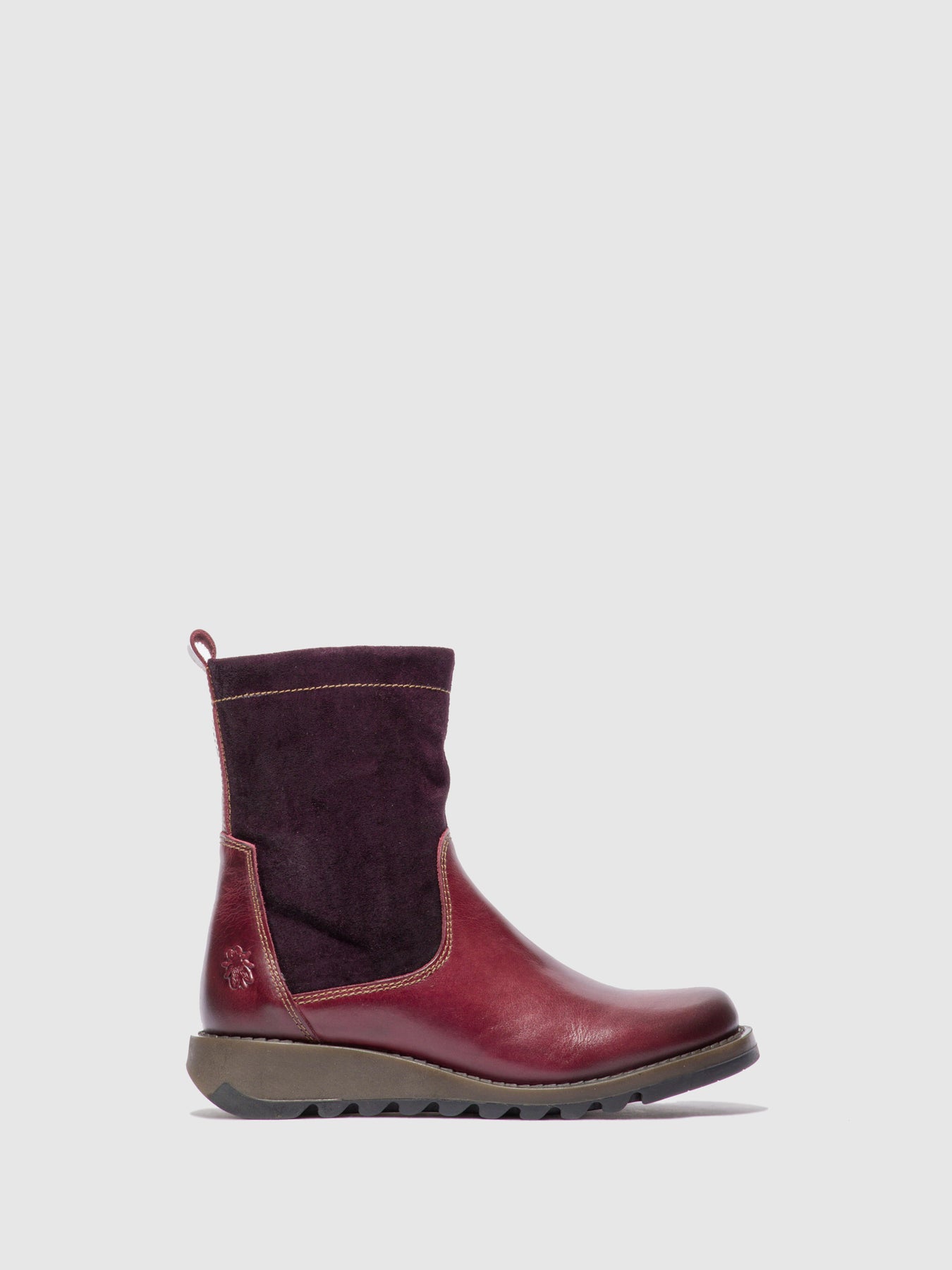 Rug/Oilsuede Purple Fly London Zip Up Boots Women\'s Boots | 746082GHA