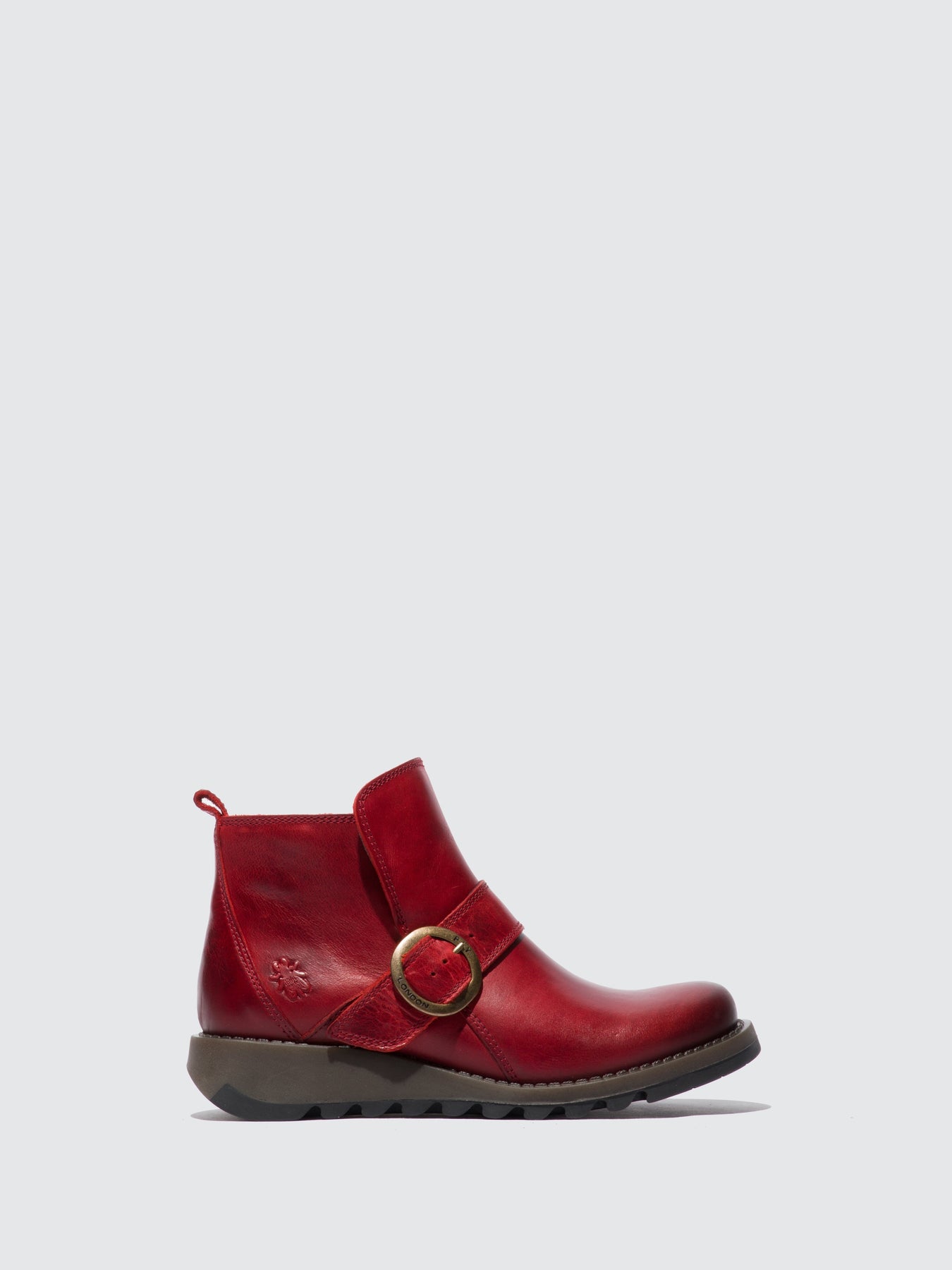 Rug Red Fly London Buckle Boots Women\'s Boots | 859346SFK