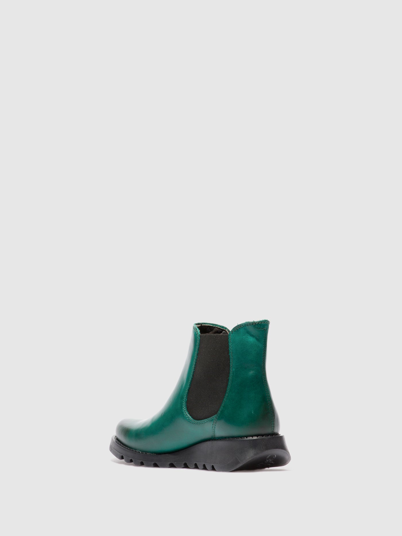 Rug Shamrock Green (Black Elastic) Fly London Chelsea Boots Women's Ankle Boots | 091386QOI