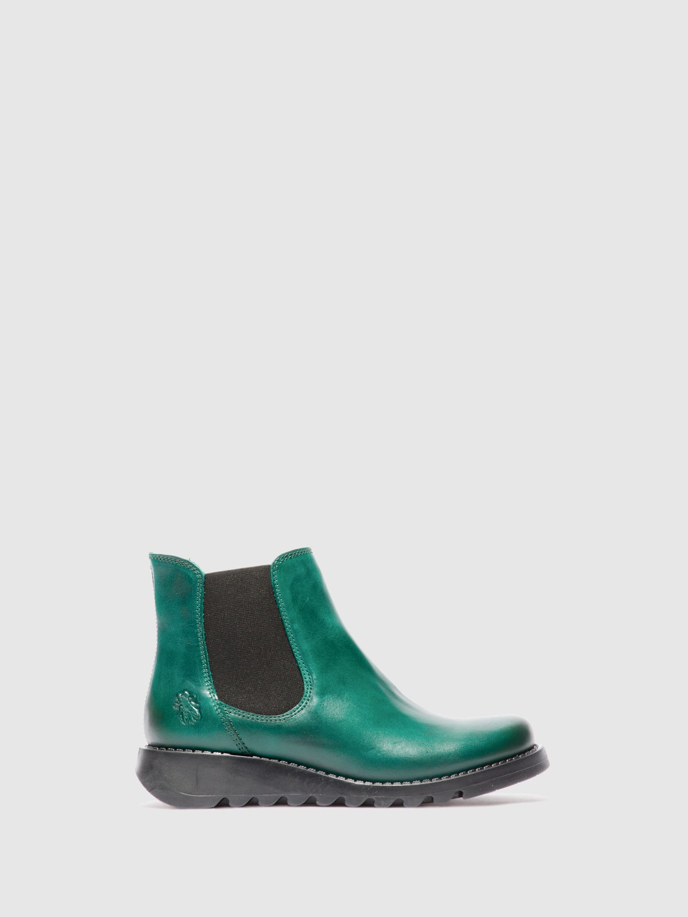 Rug Shamrock Green (Black Elastic) Fly London Chelsea Boots Women\'s Ankle Boots | 091386QOI