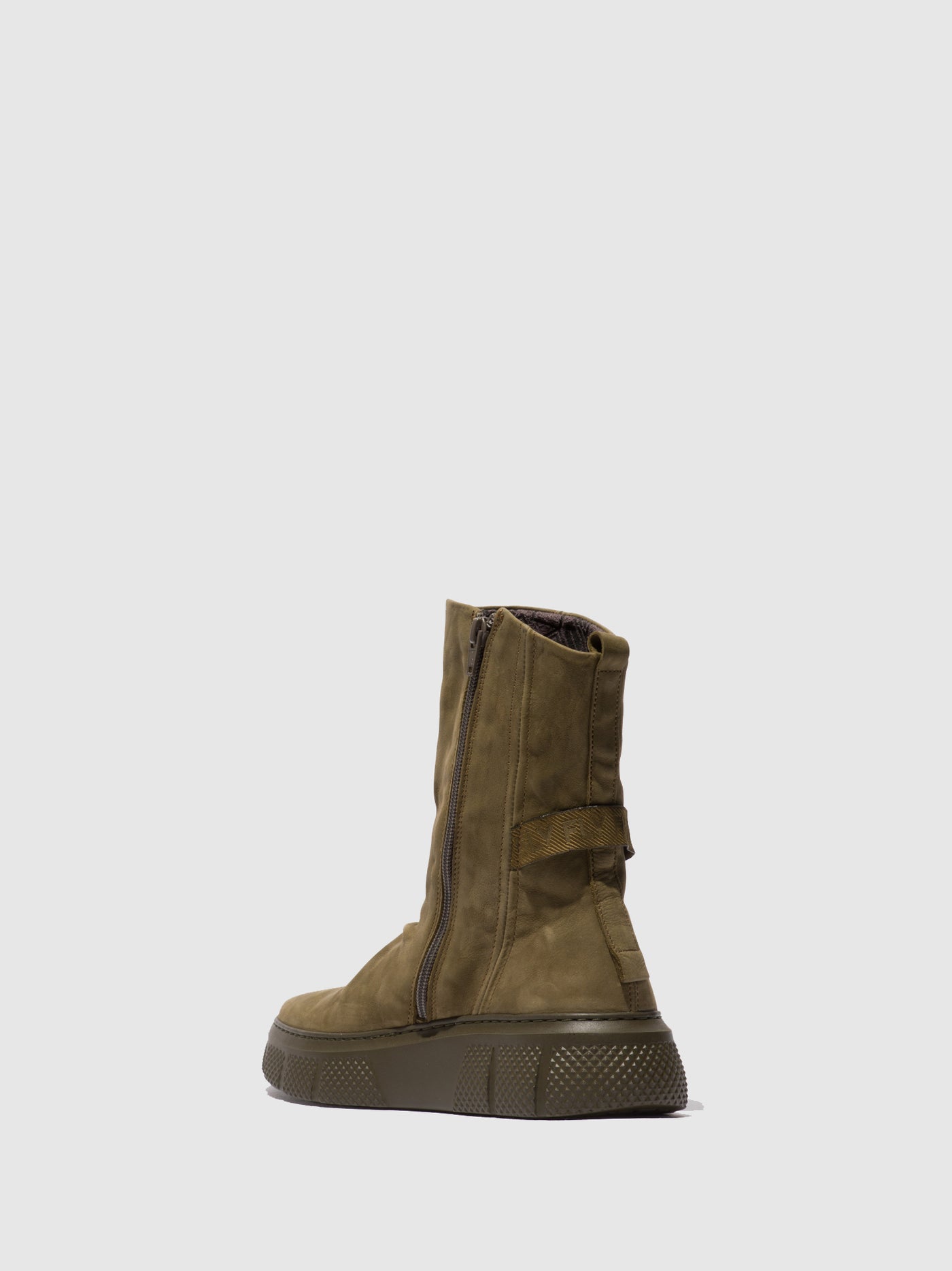 Sorano Militry Fly London Zip Up Boots Women's Boots | 204813EAV