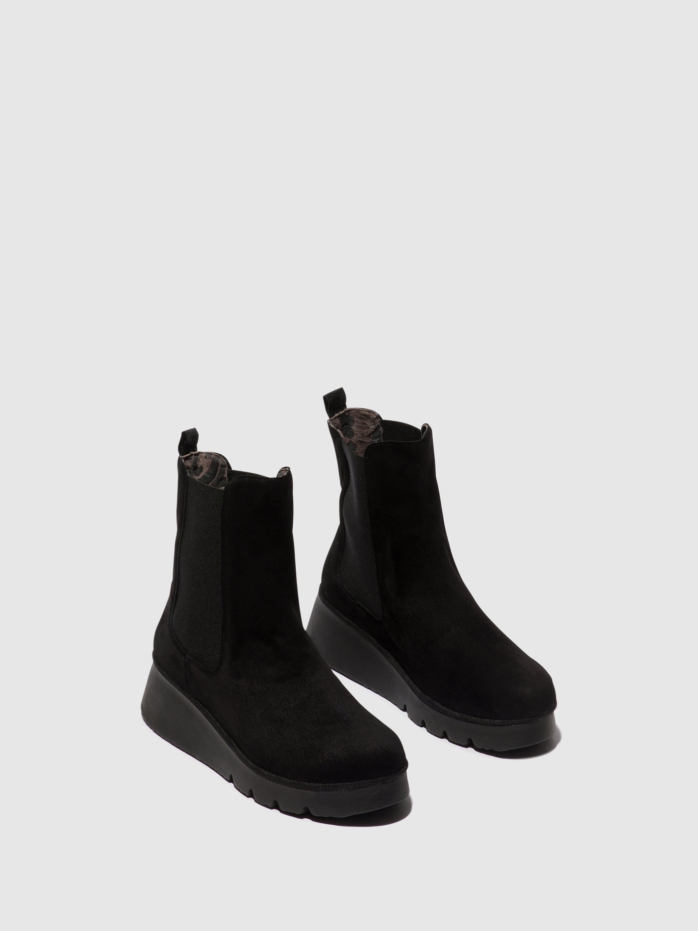 Suede Black Fly London Chelsea Boots Women's Ankle Boots | 210594ARL