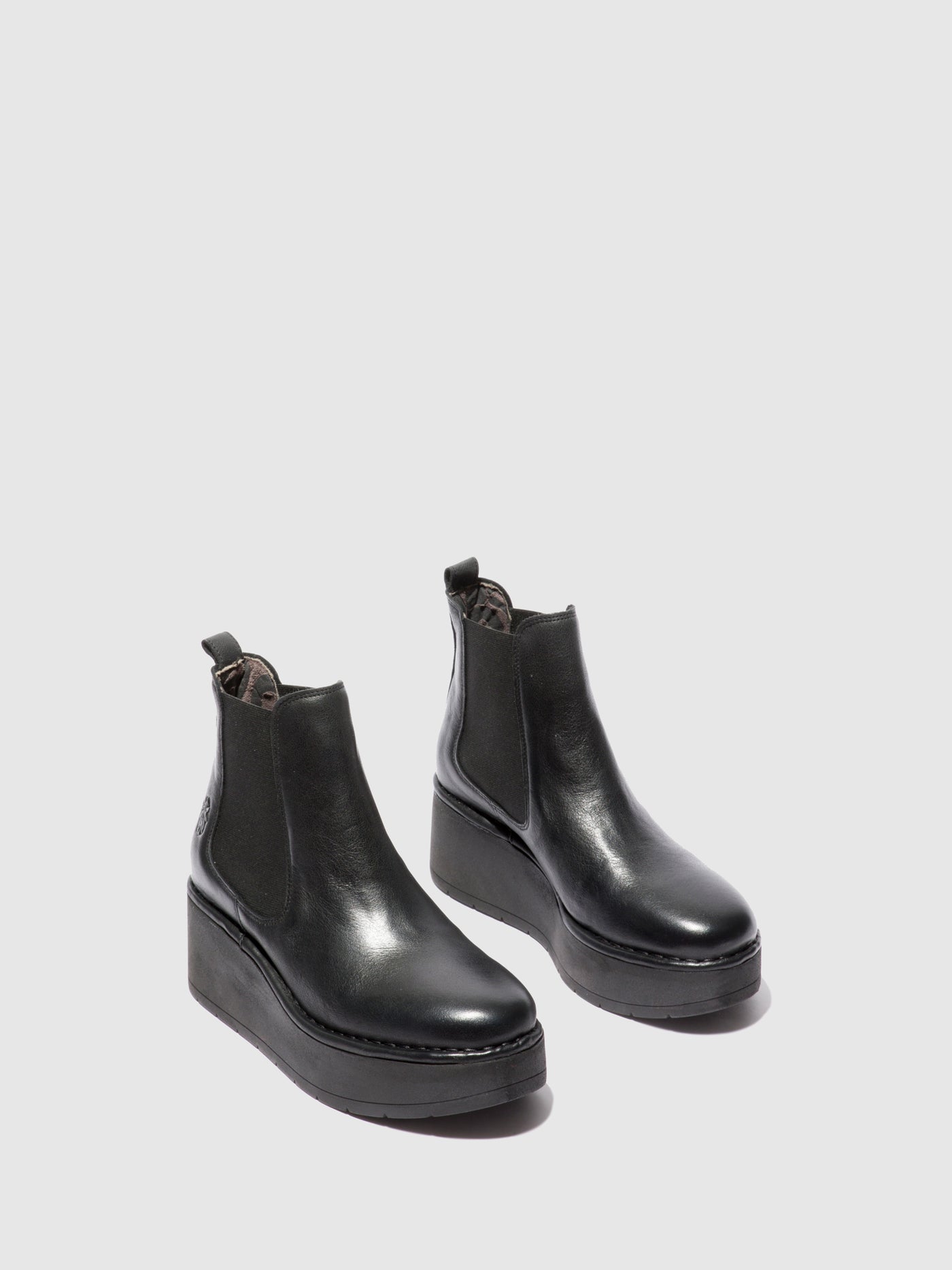 Verona Black Fly London Chelsea Boots Women's Ankle Boots | 197320EUZ