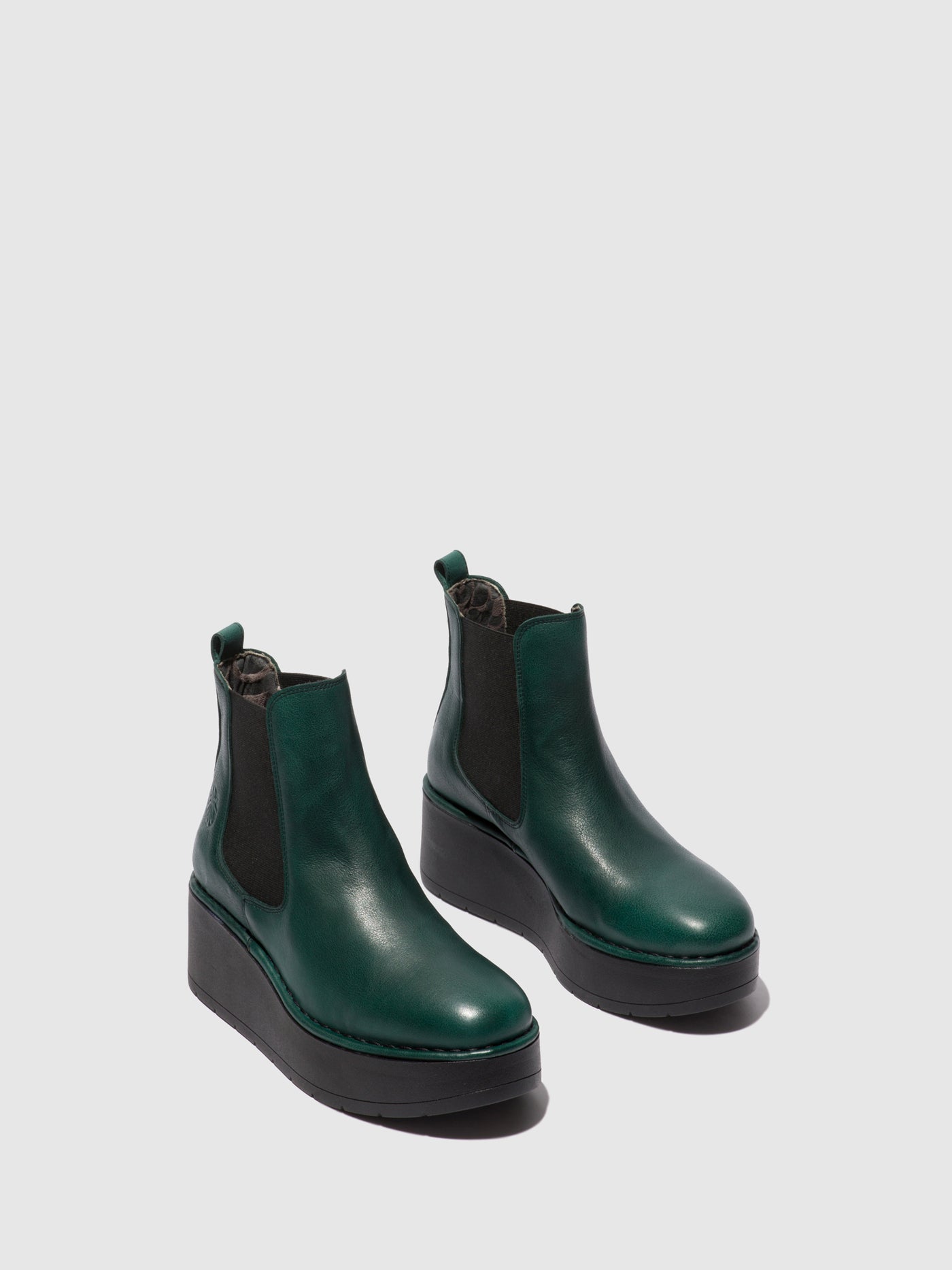 Verona Green Forest Fly London Chelsea Boots Women's Ankle Boots | 689013UOI