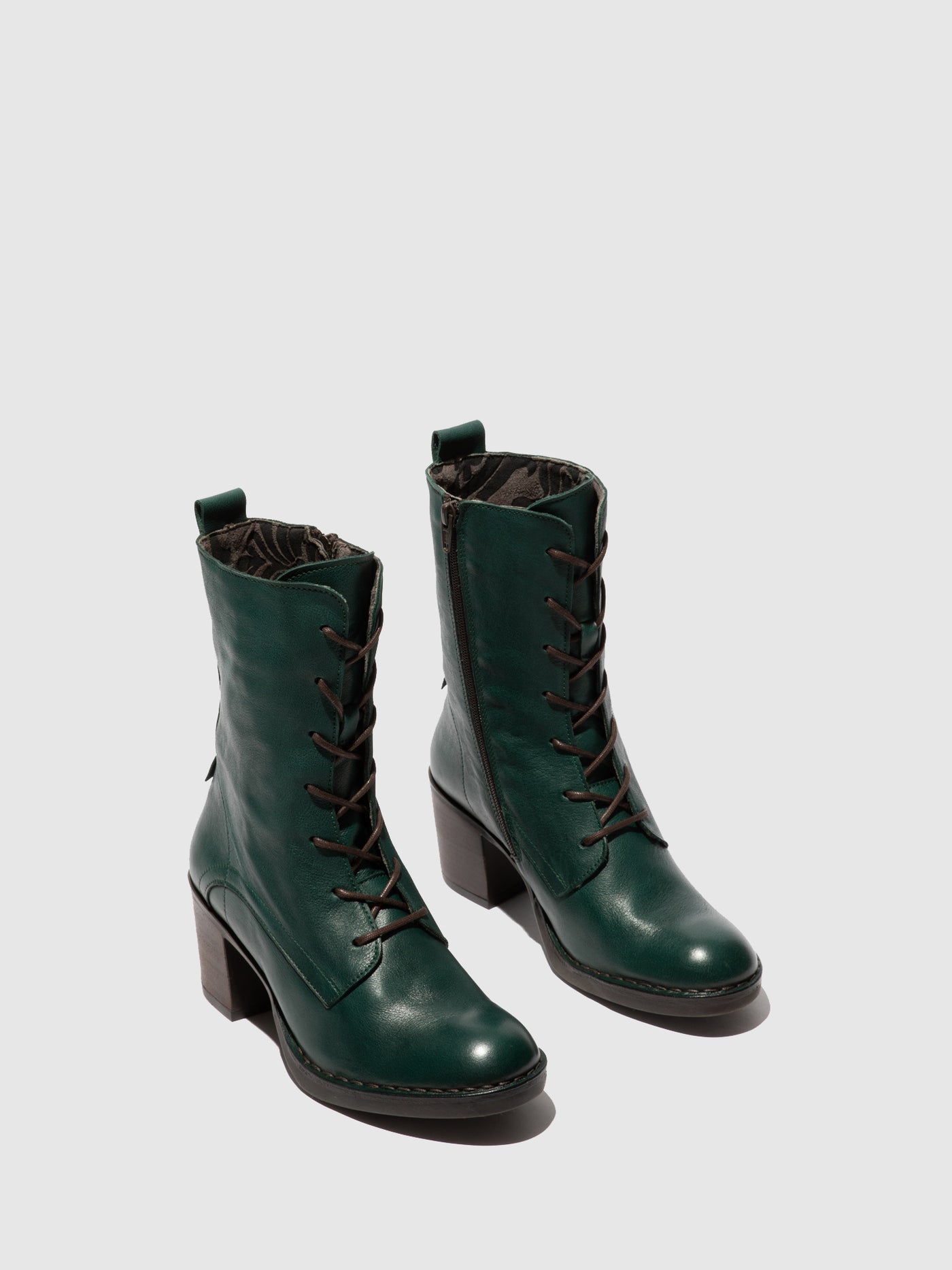 Verona Green Forest Fly London Lace-up Boots Women's Ankle Boots | 498675VKH