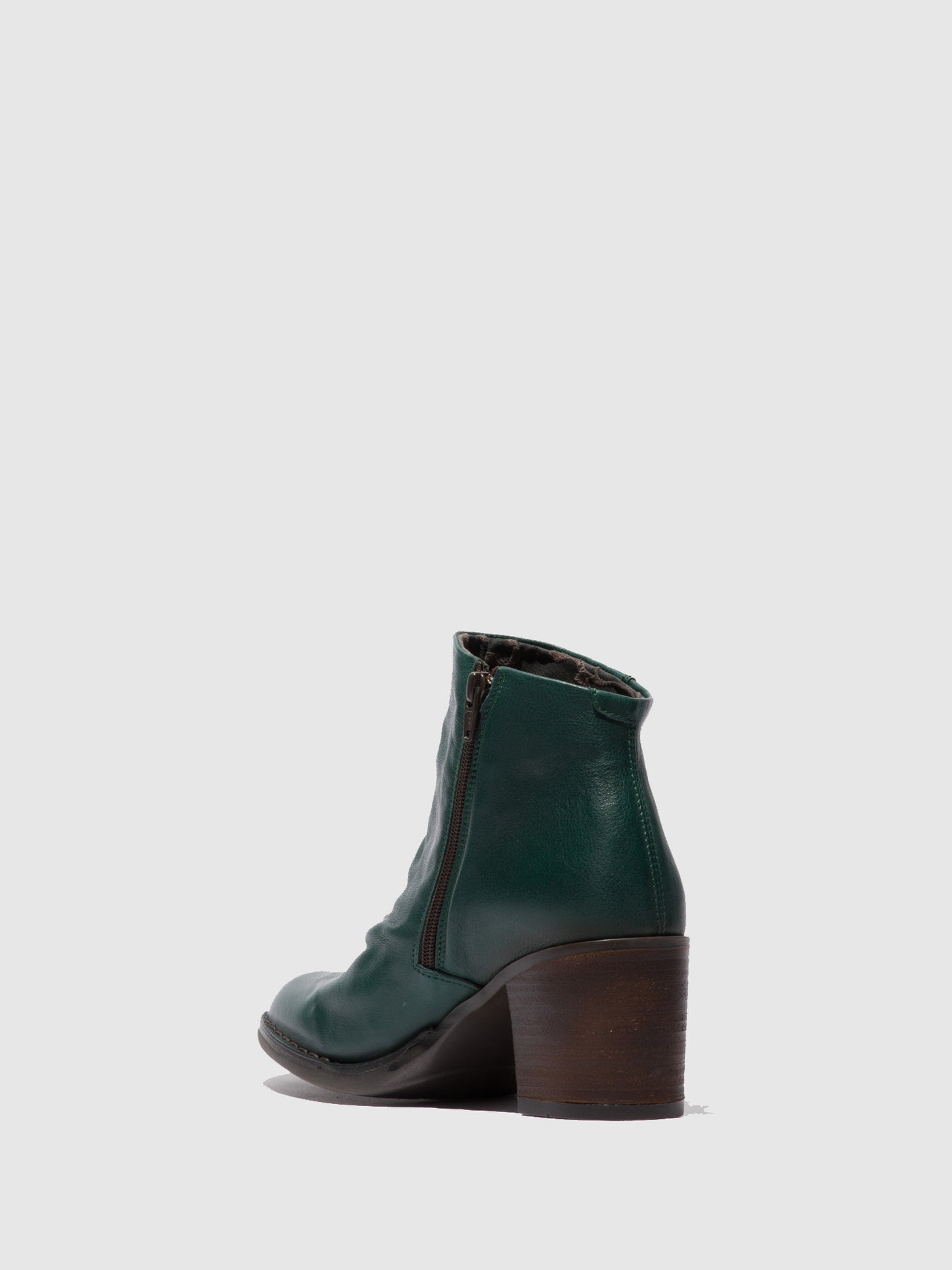 Verona Green Forest Fly London Zip Up Boots Women's Ankle Boots | 276351FLZ