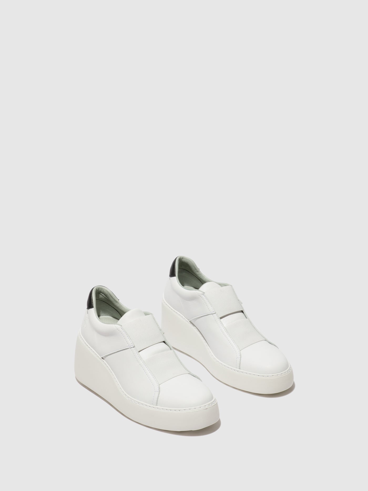 White Fly London Elasticated Men's Sneakers | 506481JUN