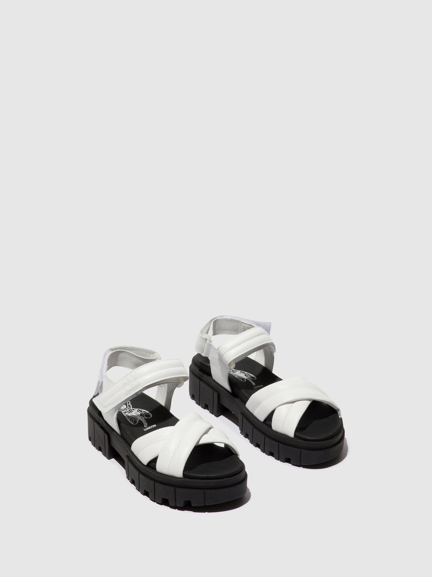 White Fly London Sling-Back Women's Sandals | 016972CMD